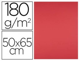 25h. cartulina Liderpapel 50x65cm. 180g/m² rojo